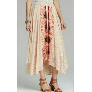 Free People Chiffon Lovely Lady Maxi Skirt Size Small
